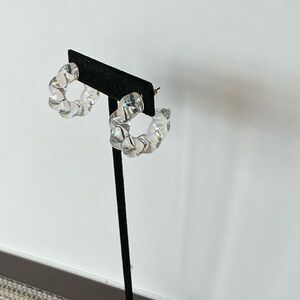 CARA NEW YORK  Acrylic Hoop Earrings
